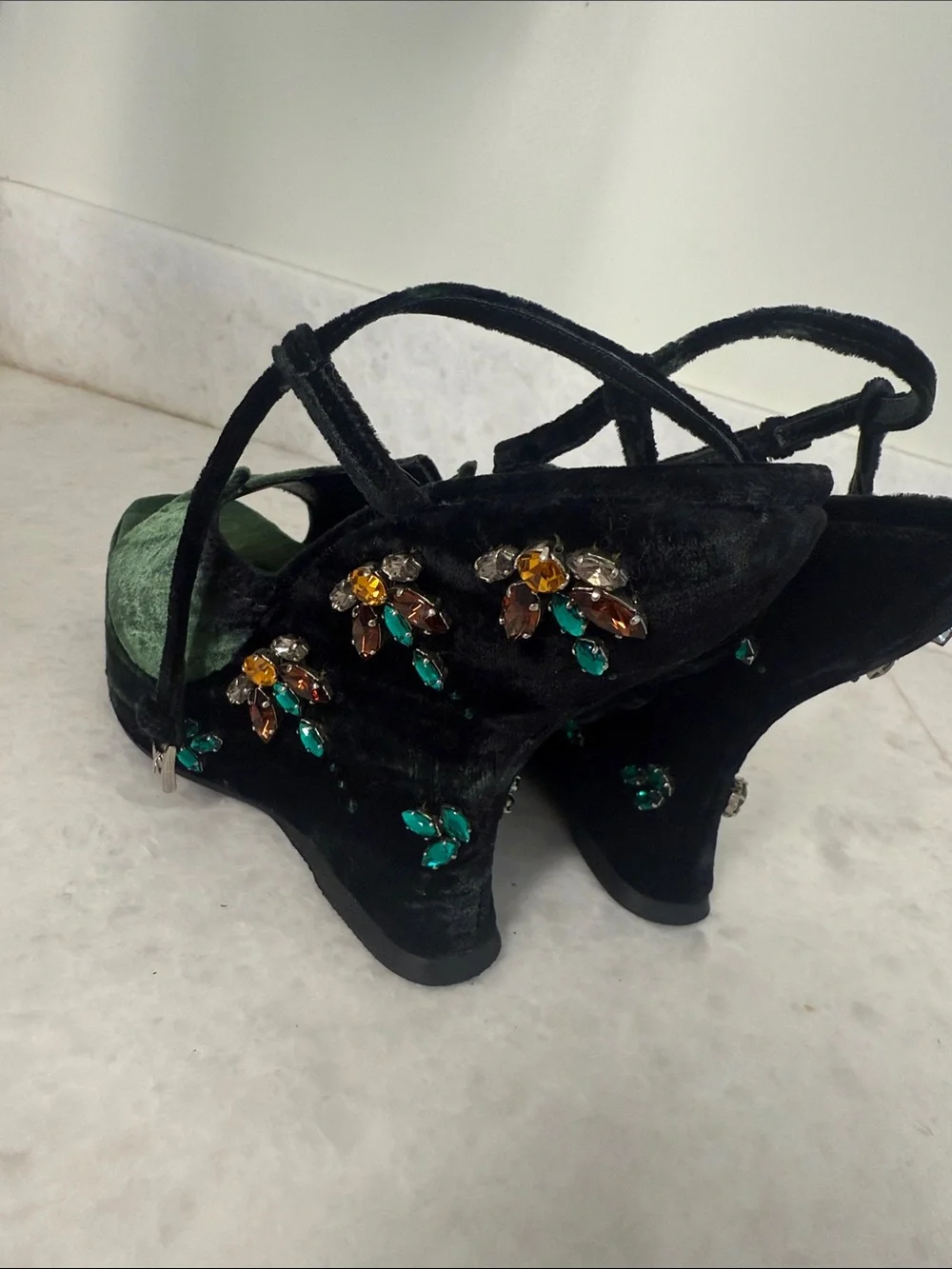 Prada luxurious green